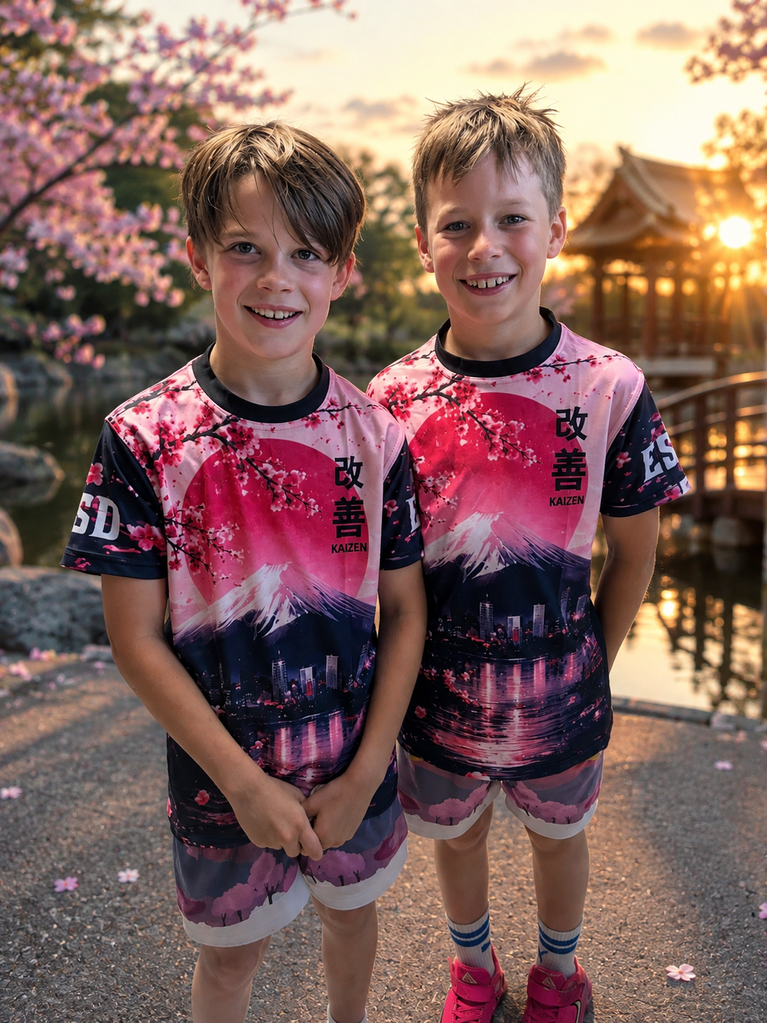 Japanese Cherry Blossoms Performance Shirt